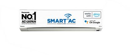 [For  SBI, HDFC, ICICI and Axis Debit/Credit Card] Panasonic 1.5 Ton 5 Star Split Inverter AC with Wi-fi Connect