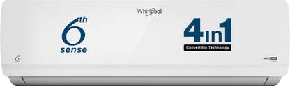 [For HDFC Credit card] Whirlpool Convertible 4-in-1 Cooling 2023 Model 1.5 Ton 3 Star Split Inverter 6th Sense Technology AC – White  (Magicool 15T 3S INV S3K1PP0 (SAI17P33MCP0), Copper Condenser)