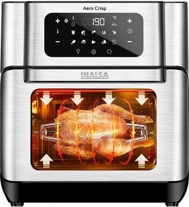 INALSA Air Fryer Oven Aero Crisp with 12L Capacity