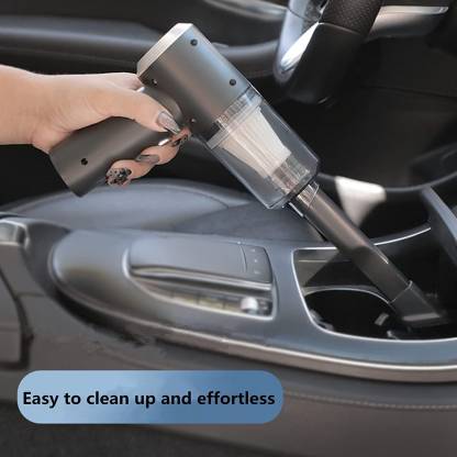 Drosselz Portable Car Vacuum Cleaner USB Rechargeabl Wireless handheld Dust Cleaning Tool