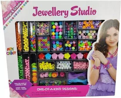 SR Toys Jewellery Making Kit for Kids,Art and Craft Set ...