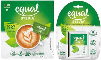 Equal Stevia Natural Sweetener Tablet 300 & Stevia Natural Sweetener