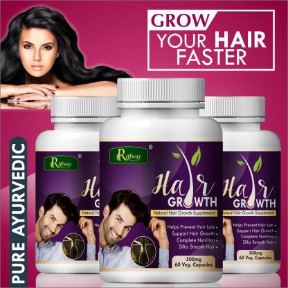 Riffway Hair Growth Ayurvedic Capsules | Hair Capsule For Black Silky-Shiny  Hair Price in India - Buy Riffway Hair Growth Ayurvedic Capsules | Hair  Capsule For Black Silky-Shiny Hair online at 