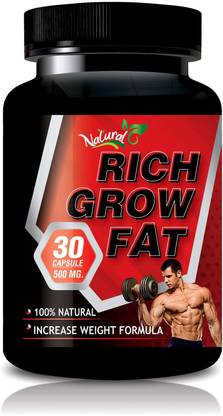 Gélules Body Grow – Prise De Masse Rapide – 60 Capsules – Naturel – Homme