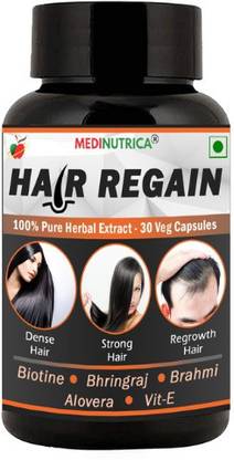 Medinutrica Hair Regain Biotin Capsule for Hair Growth Stop Hair Fall -30 Veg Capsule Price in India - Buy Medinutrica Hair Regain Biotin Capsule for Hair Growth Stop Hair Fall -30 Veg Medinutrica Hair Regain Biotin Capsule for Hair Growth Stop Hair Fall -30 Veg Capsule Price in India - Buy Medinutrica Hair Regain Biotin Capsule for Hair Growth Stop Hair Fall -30 Veg