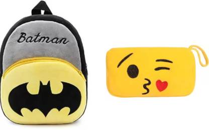  | shopncreate BAG FOR KIDS BATMAN AND EMOJI POUCH011ZA Plush  Bag - Plush Bag