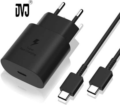 Schildknaap gracht Veilig DVJ Mobile CERTIFIED 25W PD CHARGER FOR SAMSUNG Note 20 Ultra Note 10 plus  Note10+ A60 A70 Charger with Detachable Cable - DVJ : Flipkart.com
