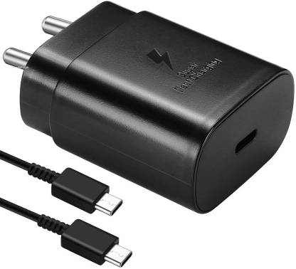 eKus PD Mobile 25W Super Fast Black Charger for Galaxy Tab S8 Charger with  Detachable Cable - eKus : 