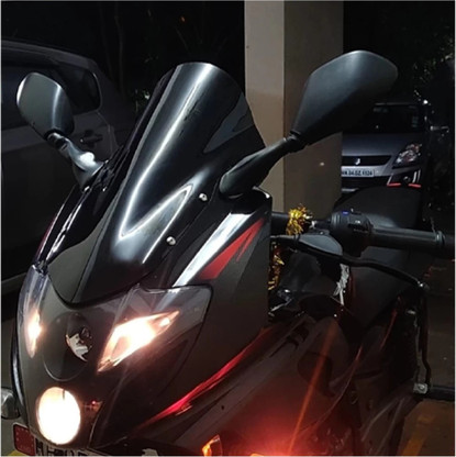 pulsar 220 front visor glass price