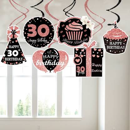 Zyozi 30th Birthday Decorations Cheers To 30 Years 30th Birthday Swirls For Men Women Price In India Buy Zyozi 30th Birthday Decorations Cheers To 30 Years 30th Birthday Swirls For Men