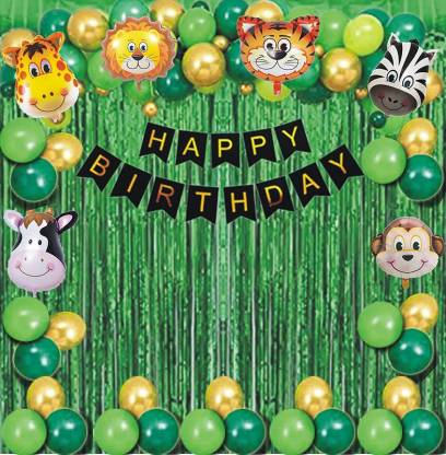 ZAMBOOREE Jungle Theme Party Decoration - Animal Theme Birthday Party  Decorations Price in India - Buy ZAMBOOREE Jungle Theme Party Decoration - Animal  Theme Birthday Party Decorations online at 