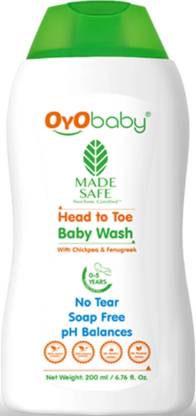 Oyo Baby Nourishing Baby Wash, Tear Free, No Parabens, No Alcohol, No  Harmful Chemicals, Contains Chickpea and Fenugreek Baby Body Wash: Buy Oyo  Baby Nourishing Baby Wash, Tear Free, No Parabens, No