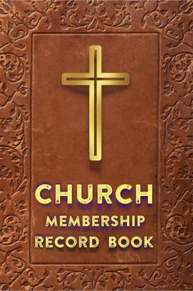 CHURCH Membership Record Book: Buy CHURCH Membership Record Book by
