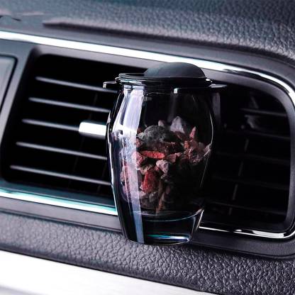 CLEMT Car Perfume Diffuser DM1 PEBBLE - Premium Car Air Freshener with  Dashboard Mount