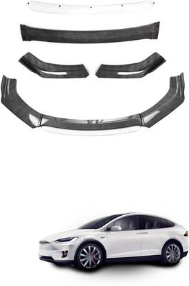 Fits 20-25 Tesla Y Front Bumper Splitter Lip Spoiler 3PCS PP Matte Black Fits 20-25 Tesla Y Front Bumper Splitter Lip Spoiler 3PCS PP Matte Black