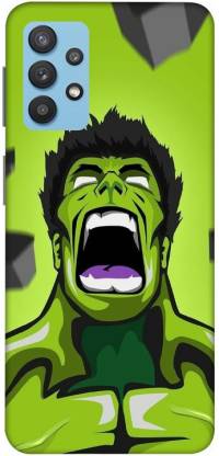 LUCKY  Back Cover for Samsung Galaxy M32 5G ( HULK WALLPAPER)  PRINTED BACK COVER - LUCKY  : 
