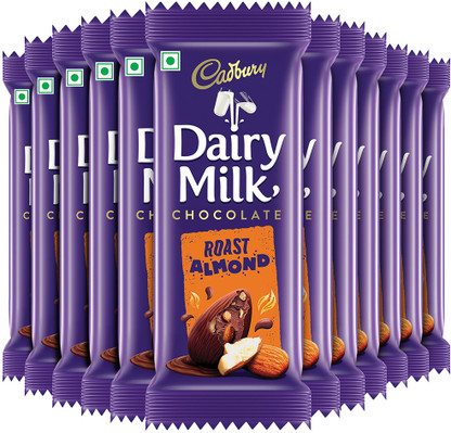 Cadbury Dairy Milk Roast Almond Chocolate Bars