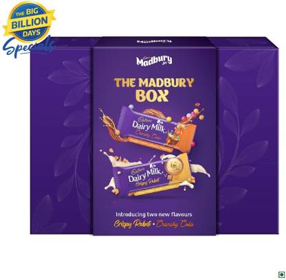 Cadbury Dairy Milk Madbury Assorted Gift Box Bars  (252 g)