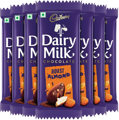 Cadbury Dairy Milk Roast Almond Chocolate Bars