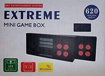 EXTREME MINI GAME BOX 8 BIT ENTERTAINMENT SYSTEM 620 GAMES IN BUILT ...
