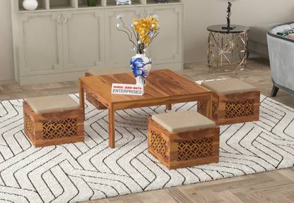 Shree Jeen Mata Enterprises Solid Sheesham Wood Coffee Table With ...