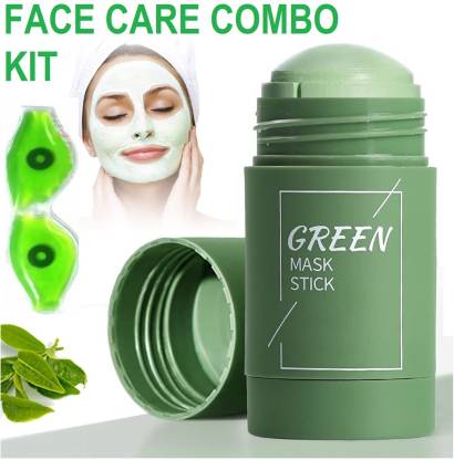 MYEONG Skin facial green stick oil control green face mask & Aloe Vera ...