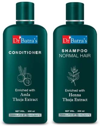 Dr. Batra’s Henna Shampoo 200 ML & Amla Conditioner 100 ML  (2 Items in the set)