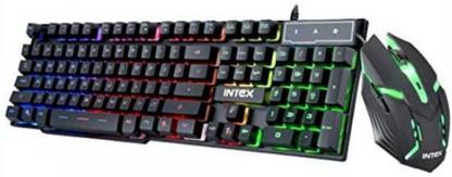 Intex IT-KB334 Wired USB Gaming Keyboard & Mouse Combo