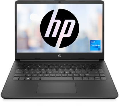 HP Celeron Dual Core - (8 GB/256 GB SSD/Windows 11 Home) 14s-dq3037tu Thin and Light Laptop  (14 inch, Jet Black, 1.46 Kg, With MS Office)