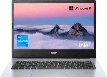 acer Aspire 3 Pentium Quad Core – (4 GB/256 GB SSD/Windows 11 Home) A314-35 Thin and Light Laptop  (14 Inch, Pure Silver, 1.45 Kg)