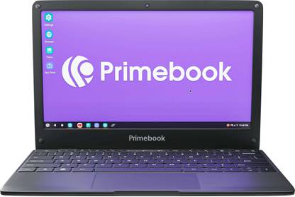 [For  ICICI Bank Credit Card] Primebook 4G Android Based MediaTek MT8788 – (4 GB/64 GB EMMC Storage/Prime OS) 4G Thin and Light Laptop  (11.6 Inch, Black, 1.065 Kg, With MS Office)