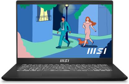 [For Flipkart Axis Credit Card] MSI Core i3 11th Gen – (8 GB/512 GB SSD/Windows 11 Home) Modern 14 C11M-031IN Thin and Light Laptop  (14 Inch, Classic Black, 1.4 Kg)