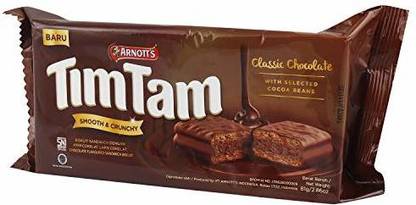 Tim Tam Smooth and Crunchy Chocolate Sandwich Biscuit with ...