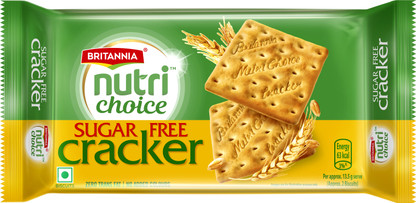 BRITANNIA Nutrichoice Sugar Free Cracker Salted Biscuit