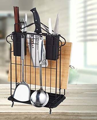 LAVNIK Cutlery Rack Dish Rack for Kitchen Counter Stand Spoon ...