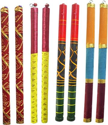 MAPSHUB Pack of 4 Pair Dandia Sticks Price in India - Buy MAPSHUB Pack ...