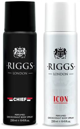 RIGGS London Chief + Icon Combo Pack Deodorant Spray - For Men - Price ...