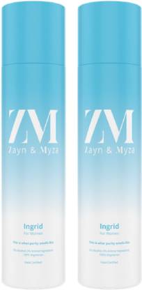 ZM Zayn & Myza Ingrid, No Alcohol Body Spray & Halal Deodorant Spray  –  For Women  (300 ml, Pack of 2)