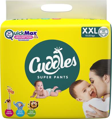 Cuddles – Super Pants Pant Style Diaper – XXL  (42 Pieces)