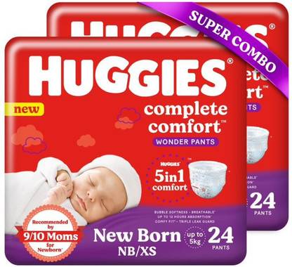 10% – 60% off Huggies Baby Diapers