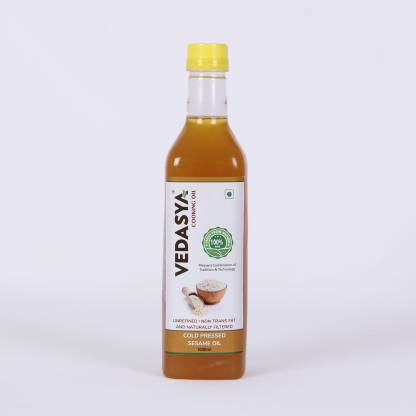 VEDASYA Naturally Cold Pressed Extra Virgin Edible Cooking 100ml Sesame ...