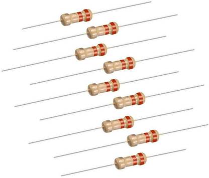 Widerstände Carbon 2.2 K Ohm 1/4 W +/-5%, 1 Widerstände Carbon 2.2 K Ohm 1/4 W +/-5%, 1