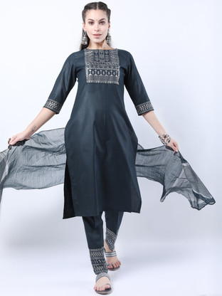 KETCH Women Kurta Pant Dupatta Set