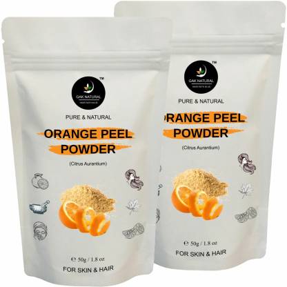 GAK NATURAL Pure Orange Peel Powder for hair growth & face pack -Pack of 2  - Price in India, Buy GAK NATURAL Pure Orange Peel Powder for hair growth &  face pack -