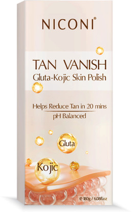Niconi Gluta-Kojic Instant Tan Removal & Tan Vanish With Glutathione, For All Type Skin