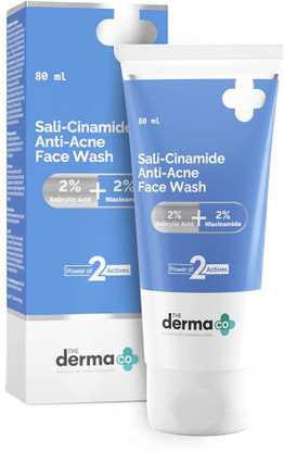 The Derma Co Sali-Cinamide Anti-Acne with 2% Salicylic Acid & 2% Niacinamide Face Wash
