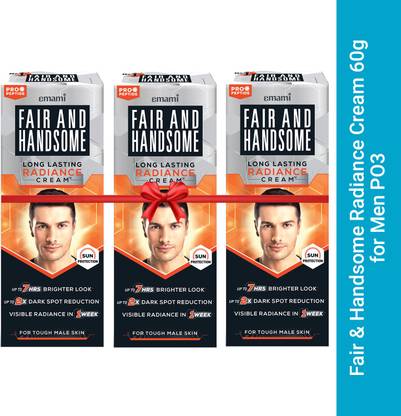 Fair and Handsome Long Lasting Radiance Cream|2X Spot Reduction|Brighter Look Pack of 3  (180 g)