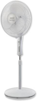 USHA maxx air Ultra 400 mm Silent Operation 3 Blade Pedestal Fan  (White, Pack of 1)