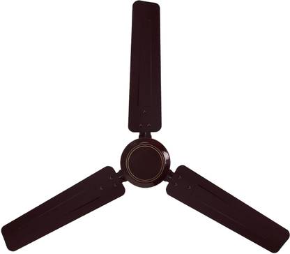 LUMINOUS Josh Eco Star-rated BEE Certified Energy Efficient 52-Watt High Speed 1 Star 1200 mm 3 Blade Ceiling Fan  (Brown, Pack of 1)