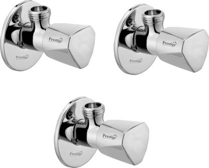 Prestige Premium quality stainless steel Acura Angle Valve Tap Chrome Plated_set of-3 Angle Cock Faucet  (Wall Mount Installation Type) at Rs. 279